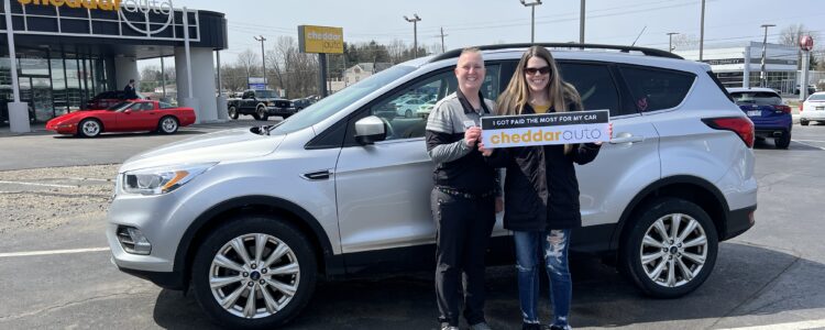 Katelin D. Bought a 2019 Ford from Cheddar Auto!